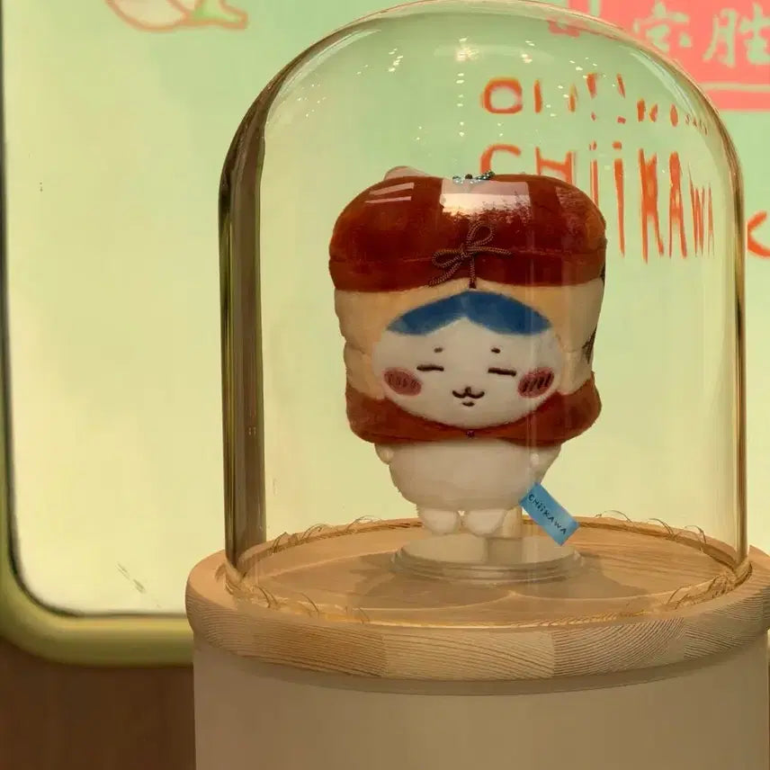 [BUNJANG] 항저우 먼작귀 한정 인형 키링 연꽃 / 항저우 먼작귀 한정 인형 키링 연꽃
