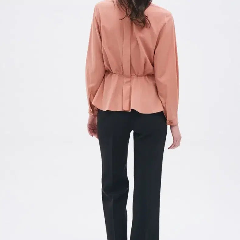 [BUNJANG] Hanseom (Mine) Coral Blouse (Size 55) / 한섬(마인)블라우스55