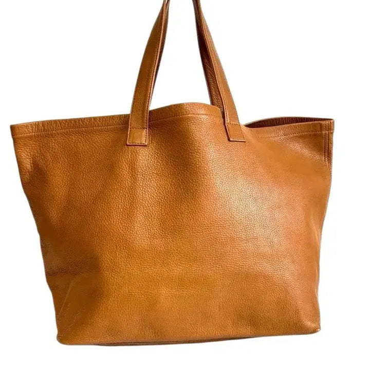 [BUNJANG] Margaret Howell Shrink Leather Tote Bag / 마가렛 호웰 쉬링크 레더 토트백