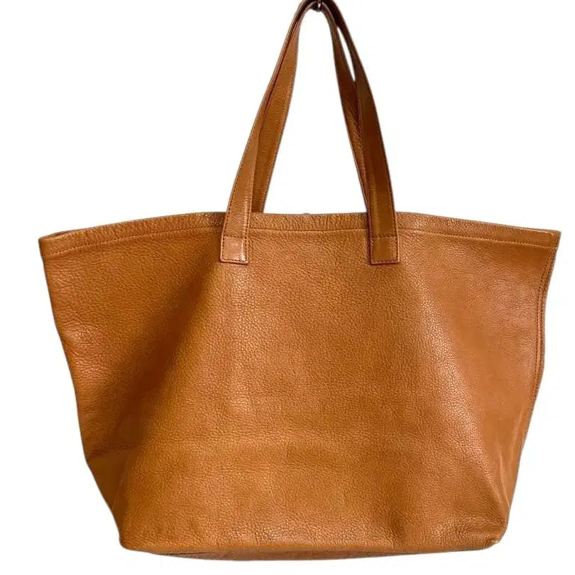 [BUNJANG] Margaret Howell Shrink Leather Tote Bag / 마가렛 호웰 쉬링크 레더 토트백