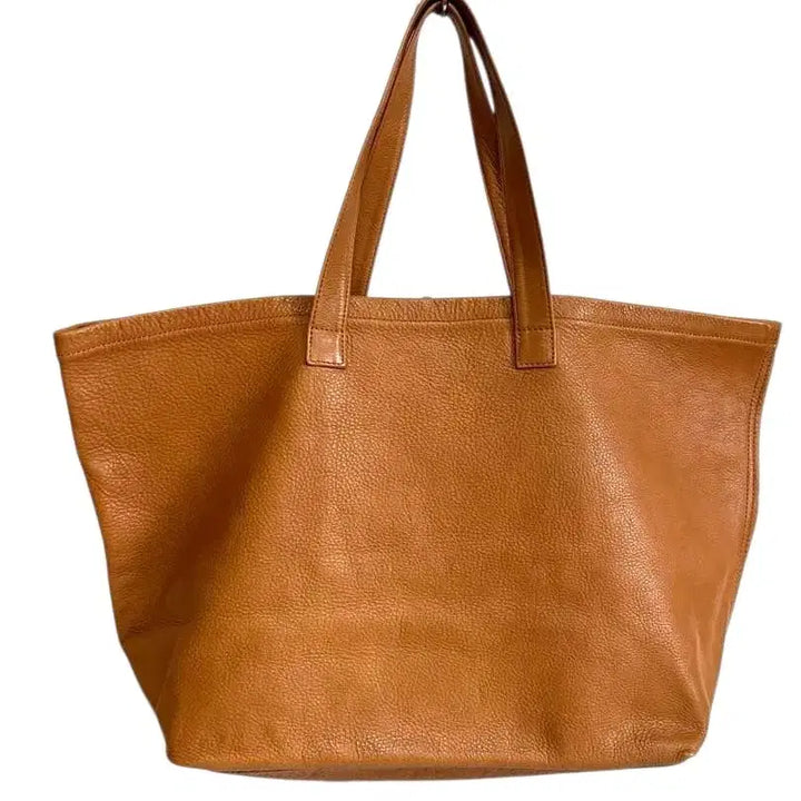 [BUNJANG] Margaret Howell Shrink Leather Tote Bag / 마가렛 호웰 쉬링크 레더 토트백