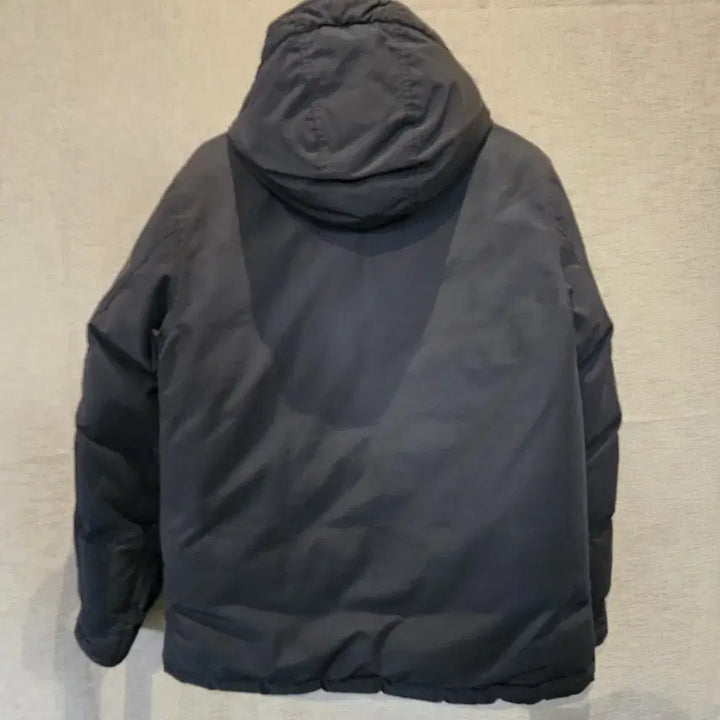 [SOLD OUT] 노스페이스 블랙 후드 패딩 자켓 100 L
