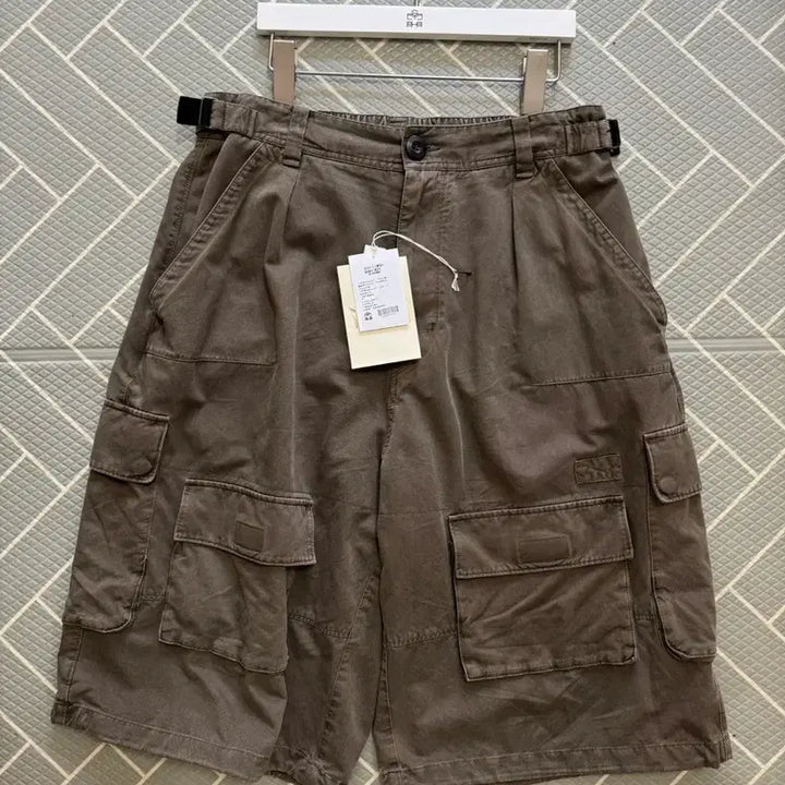 [SOLD OUT] 4) 폴리테루 버뮤다 카고 팬츠 카키
