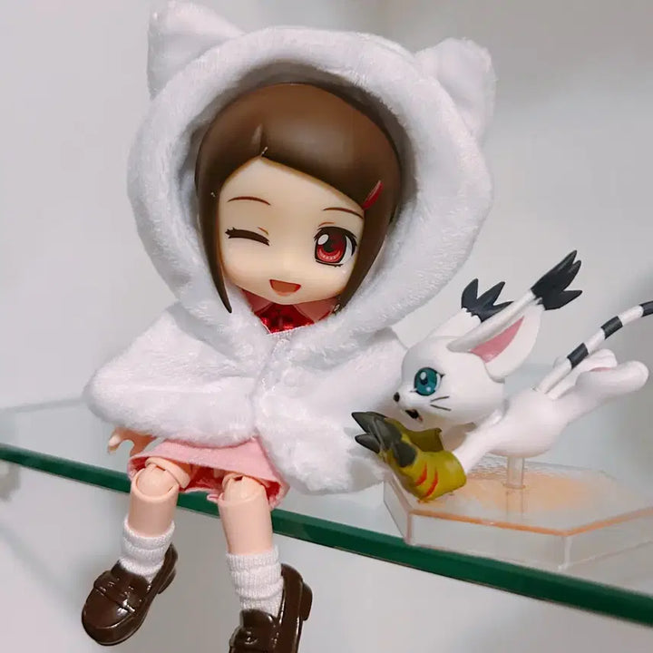 [BUNJANG] Digimon Hikari Yagami Nendoroid Figure - Digivolving Spirits Collection / 디지몬 히카리 오비츠 피규어 넨도 디지코레 나리 신나리 카페