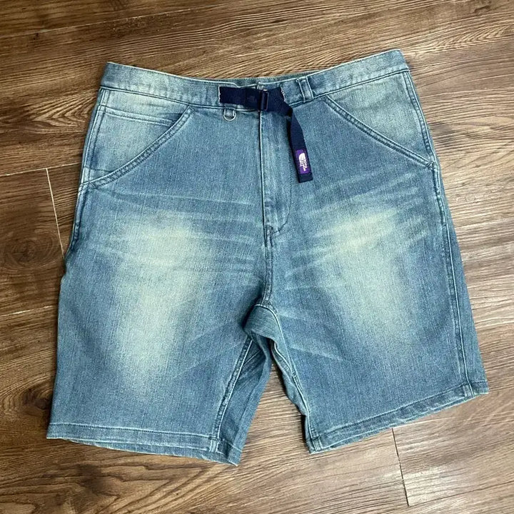 [BUNJANG] The North Face Purple Label Denim Shorts / 노스페이스 퍼플라벨 데님 쇼츠 하프 팬츠