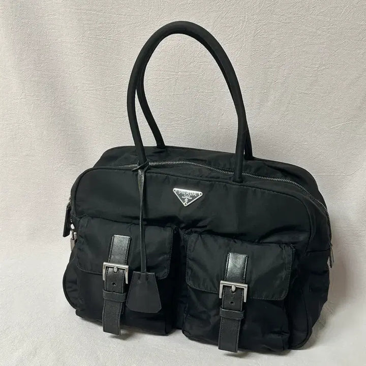 [BUNJANG] Prada Bowling Bag Nylon Tote Shoulder Bag / 프라다 볼링백 바게트백 토트백 숄더백 나일론 포코노 y2k
