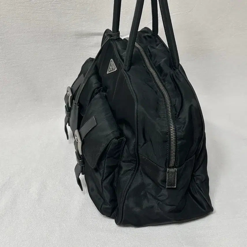 [BUNJANG] Prada Bowling Bag Nylon Tote Shoulder Bag / 프라다 볼링백 바게트백 토트백 숄더백 나일론 포코노 y2k