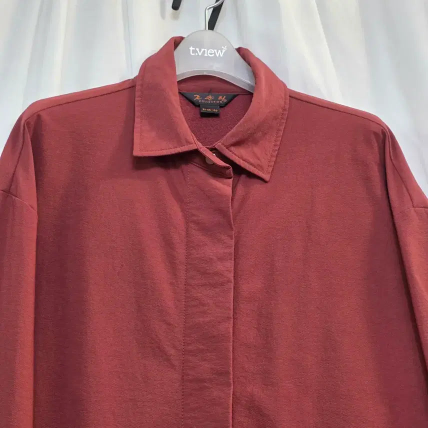 [BUNJANG] Cho Sun Hee Brown Long Jacket 100 / 조순희여성봄가을(간절기)브라운 롱자켓 100