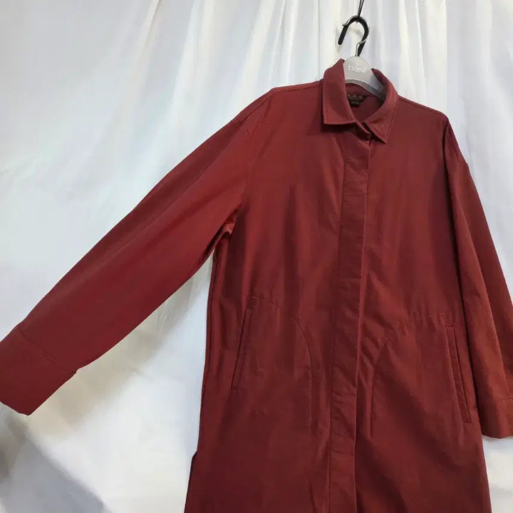 [BUNJANG] Cho Sun Hee Brown Long Jacket 100 / 조순희여성봄가을(간절기)브라운 롱자켓 100