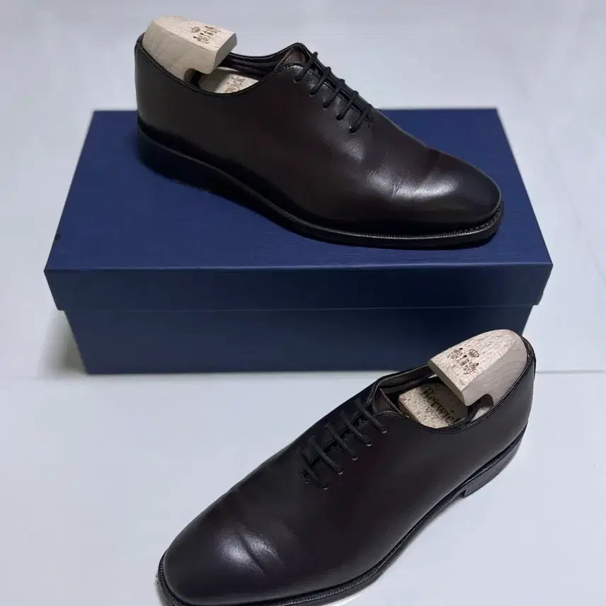 [BUNJANG] Berwick 5216 Hole Cut Oxford Shoes / 버윅 5216 홀 컷 옥스포드 UK6, 파티나 리페어 제품