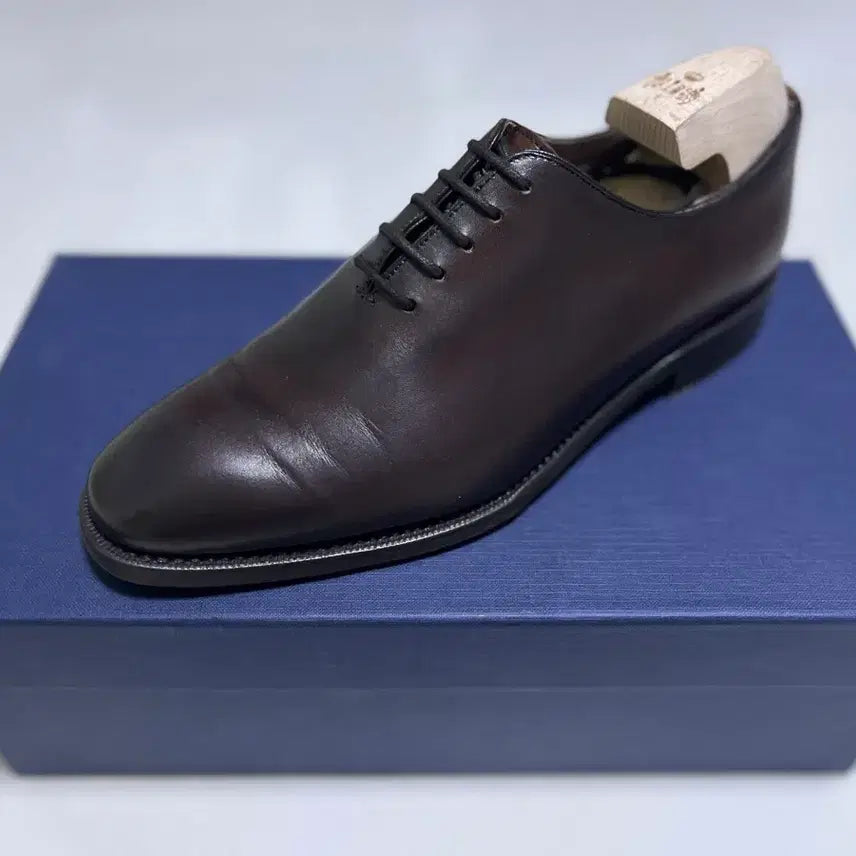 [BUNJANG] Berwick 5216 Hole Cut Oxford Shoes / 버윅 5216 홀 컷 옥스포드 UK6, 파티나 리페어 제품