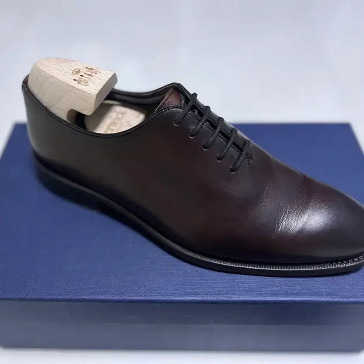 [BUNJANG] Berwick 5216 Hole Cut Oxford Shoes / 버윅 5216 홀 컷 옥스포드 UK6, 파티나 리페어 제품