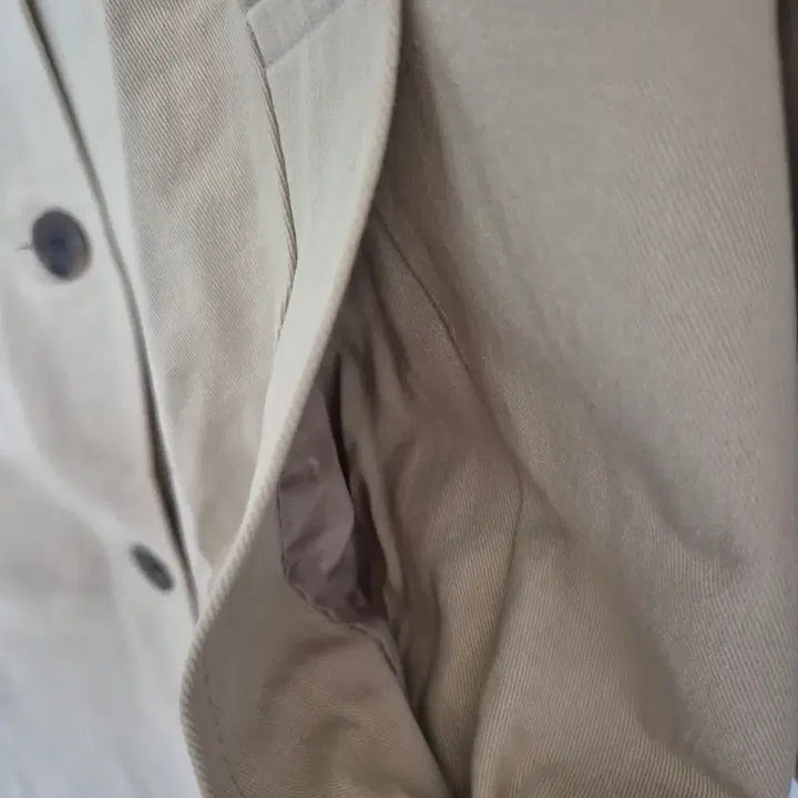 [BUNJANG] Beige Long Trench Coat / 베이지 롱 트렌치코트