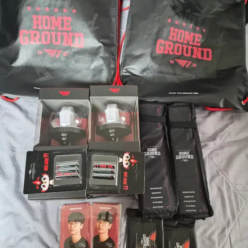 [BUNJANG] T1 Home Ground Goods Set (Unsealed) / T1 홈그라운드 굿즈 세트 (가방 응원봉 등)