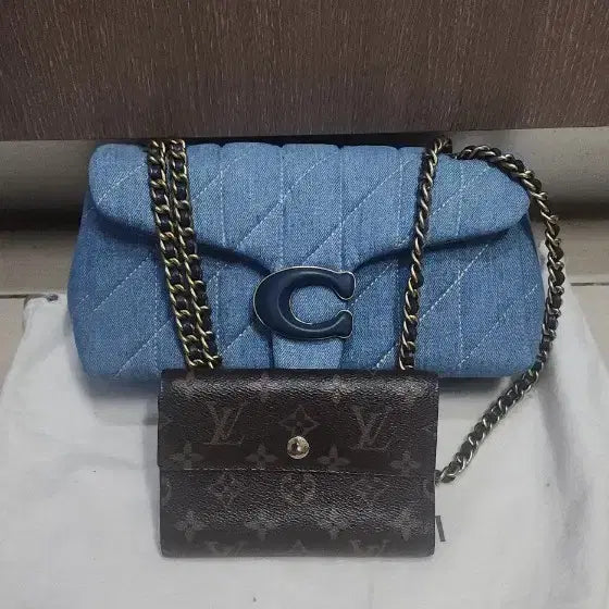 [BUNJANG] Coach Tabby Denim Chain Bag / 코치 태비 데님 체인백