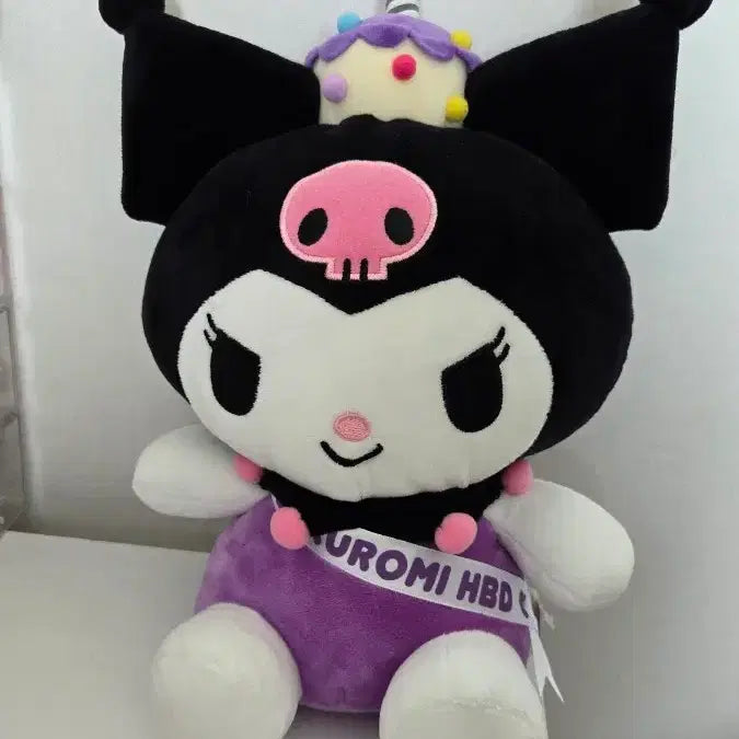 [BUNJANG] Sanrio Kuromi Birthday Plush Doll / 쿠로미 생일축하 인형