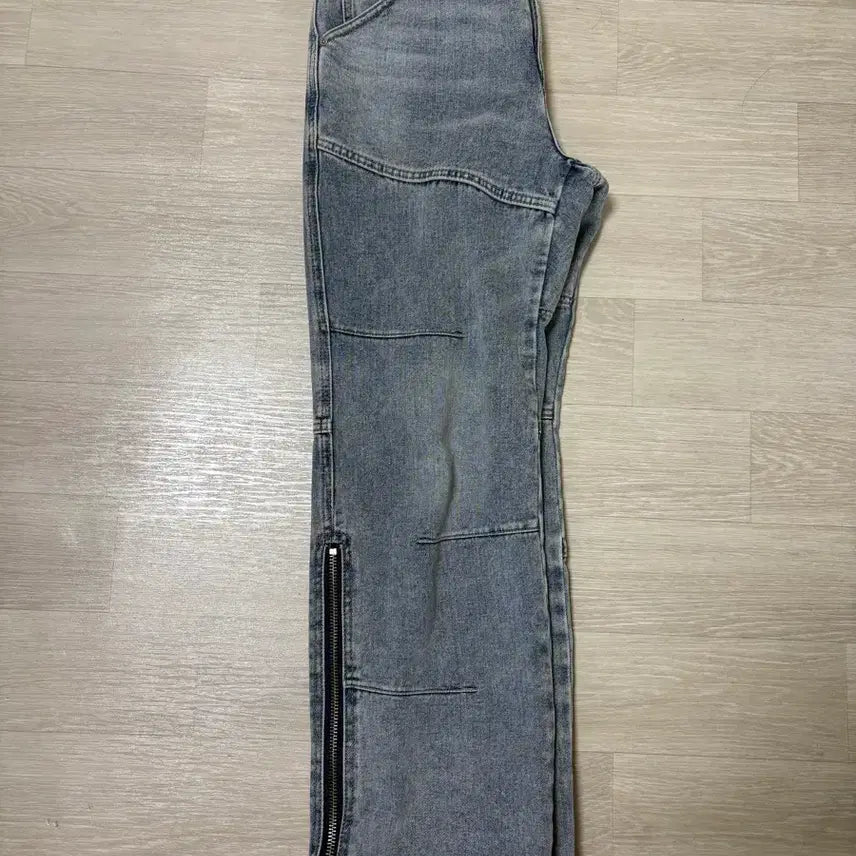 [BUNJANG] Andersson Bell Wide Zipper Leg Jeans / 앤더슨벨 와이드 지퍼 레그진