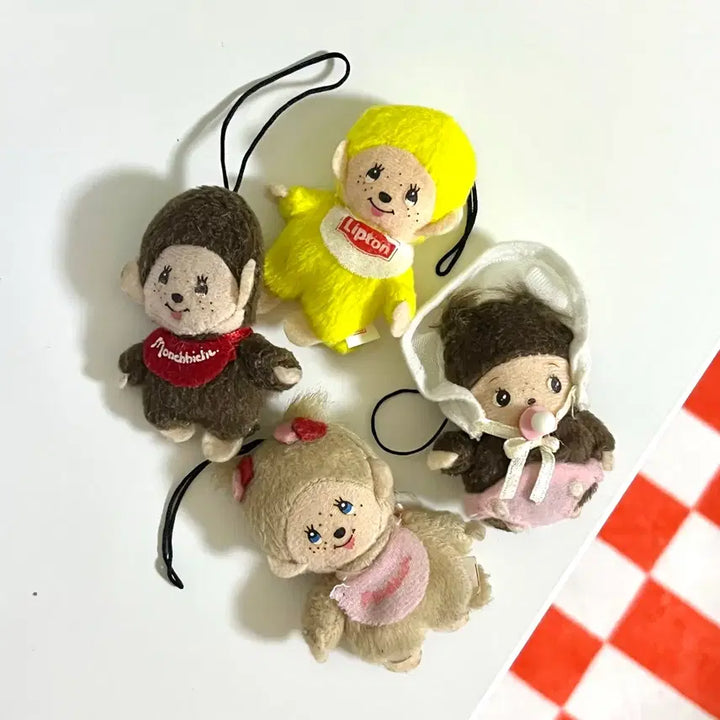 [BUNJANG] Lipton x Monchhichi Babycici Collaboration Bundle Set / 일괄) 고전 미니 몬치치 LiptonX몬치치 베비치치 콜라보