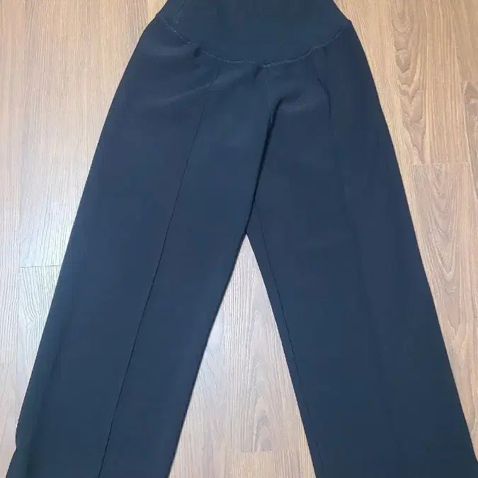 [BUNJANG] Maternity Black Wide Slacks / 임부복,임산부 외출용 바지