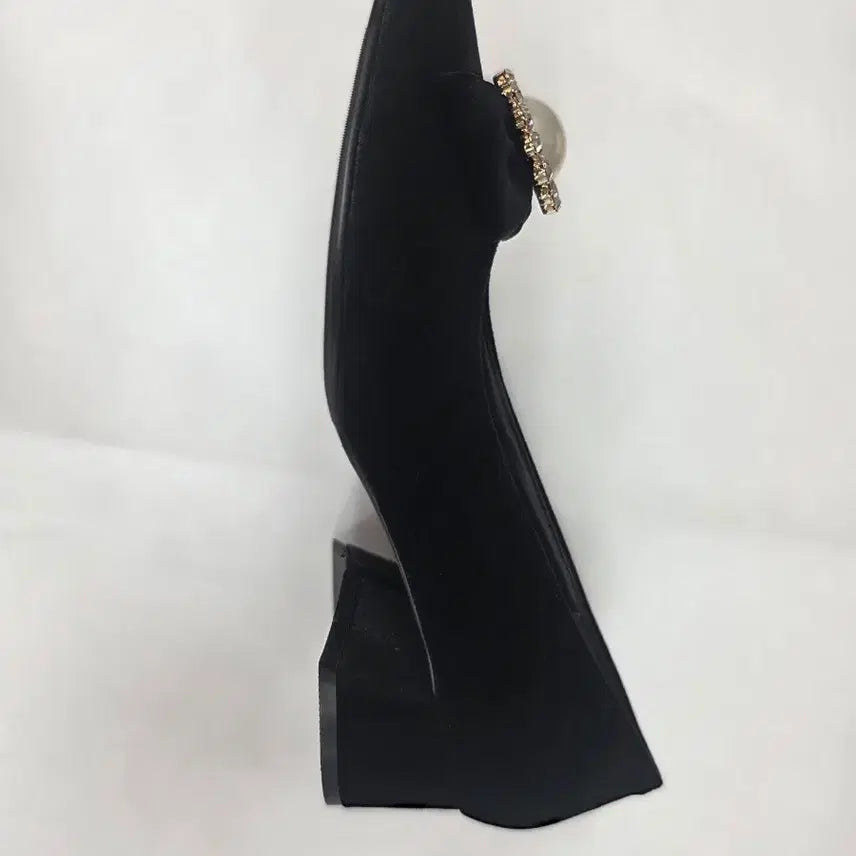 [BUNJANG] Amelia Pearl Cubic Pumps / 아멜리아 펌프스