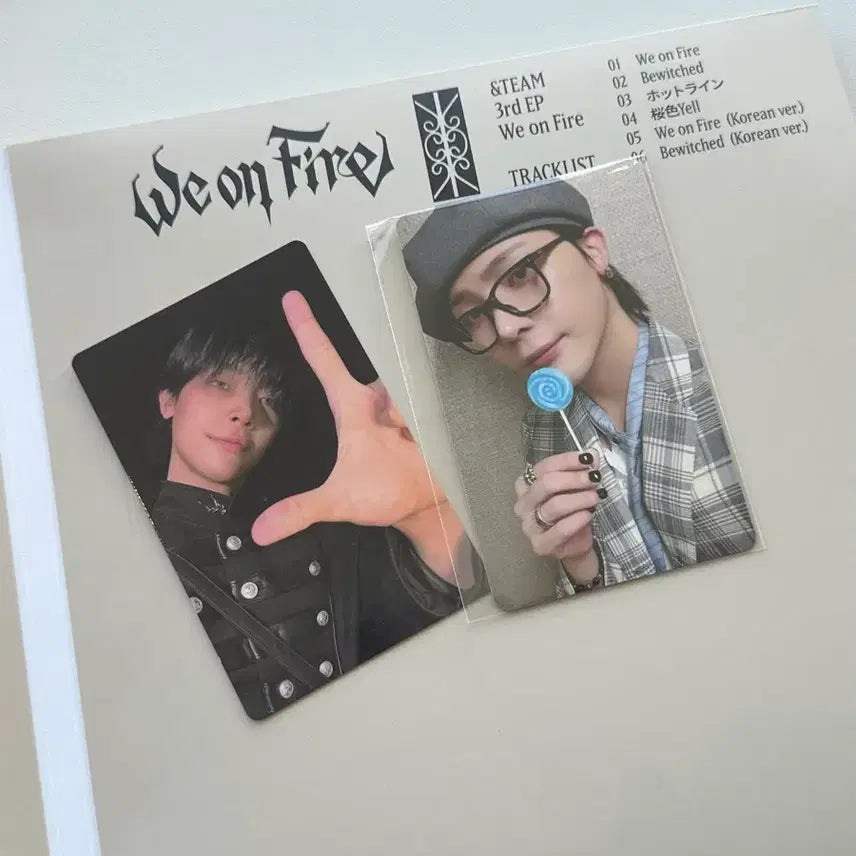 [BUNJANG] We On Fan Nicholas Early Bird Photocard Bundle Set / 위온파 니콜라스 얼리버드 포카 일괄 양도