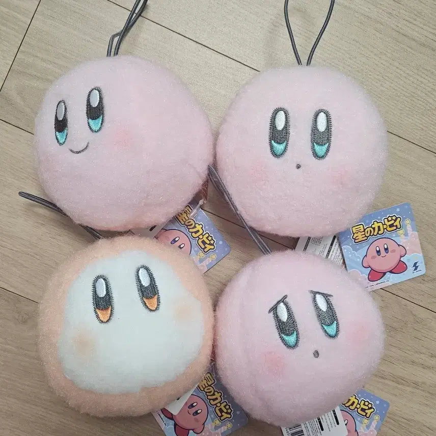[BUNJANG] Kirby Wool Face Keychain 10cm (Kirby &amp; Waddle Dee) / 별의 커비 양모 얼굴 키링 10cm 커비 와딜디 웨이들디
