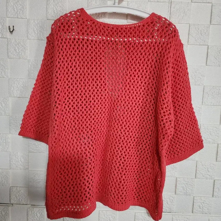 [BUNJANG] Coral Punch Knit Sweater / 코랄 펀칭 니트 스웨터 새제품