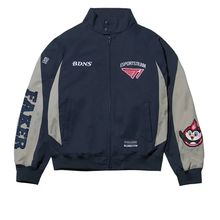 [BUNJANG] T1 Doran Navy Jacket M / 급처) 빠더너스 T1 티원 도란 네이비 자켓 M