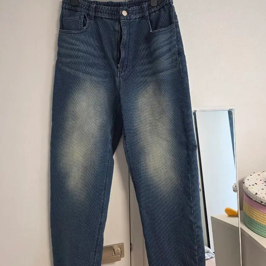 [BUNJANG] Solid Homme Banding Denim Pants (Size 50) / 솔리드옴므 밴딩 데님 팬츠 50