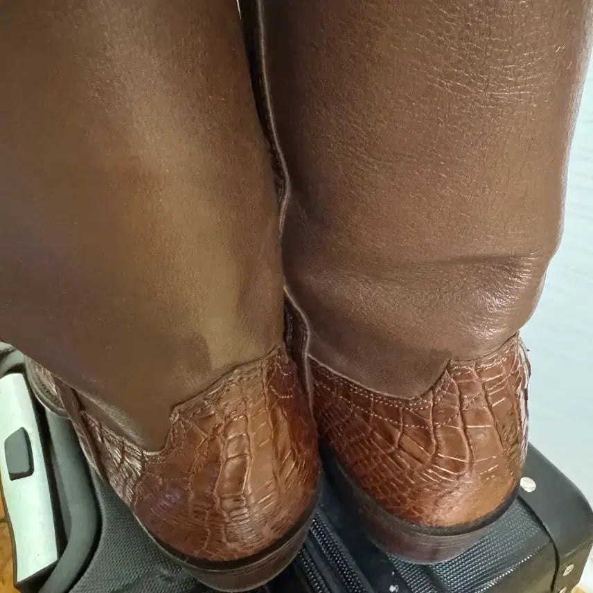 [BUNJANG] TECOVAS Crocodile Western Boots Size 11D / 테코바스 악어 웨스턴 부츠 11D