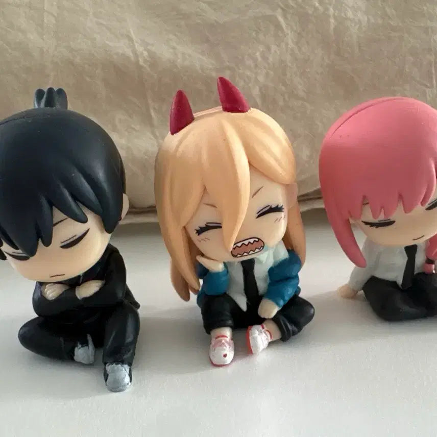 [BUNJANG] Chainsaw Man Figure 3-Piece Set / 3개일괄 체인소맨 피규어 3종 세트