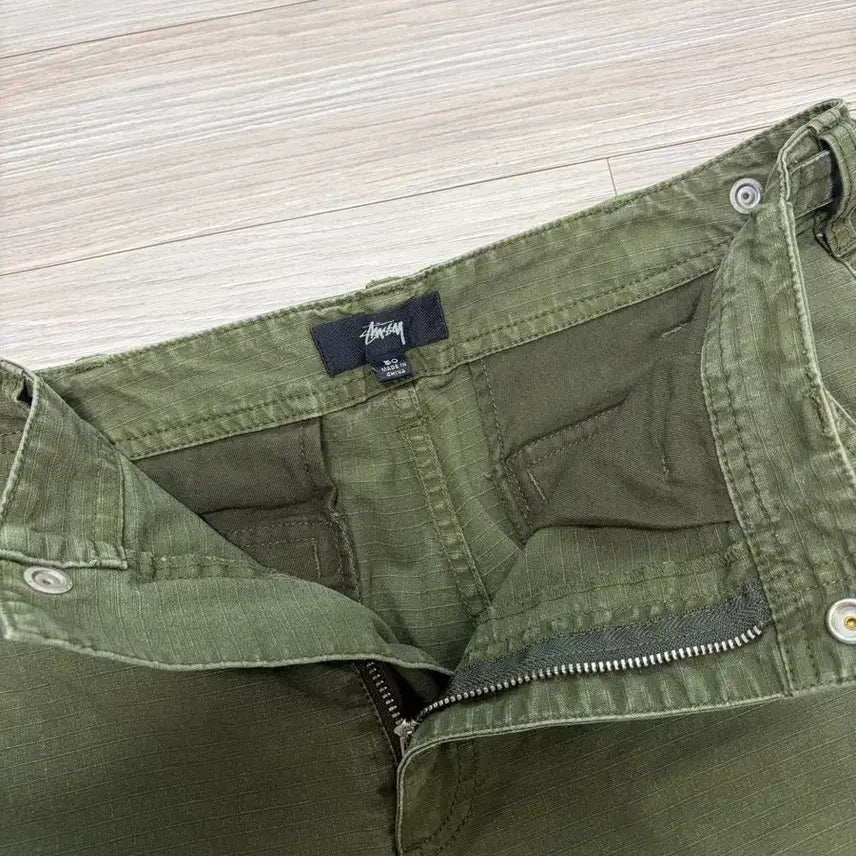 [BUNJANG] Stussy Field Ripstop Pants Olive / 스투시 필드 립스탑 팬츠 30 올리브