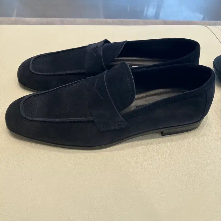 [BUNJANG] Tom Ford Suede Loafers Dark Navy Size 8 / 톰포드 스웨이드 로퍼 새제품 다크네이비 8 사이즈