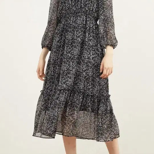 [BUNJANG] ZIGGET Floral Print Long Dress / 지컷 원피스