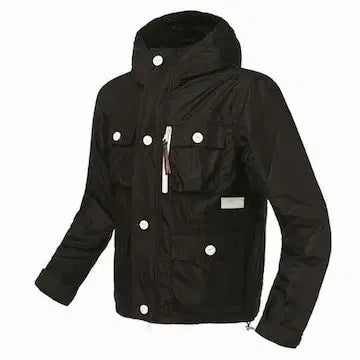 [BUNJANG] Adidas Hooded Jacket Black Windbreaker Size 100 / 아디다스 후드 자켓 블랙 바람막이100