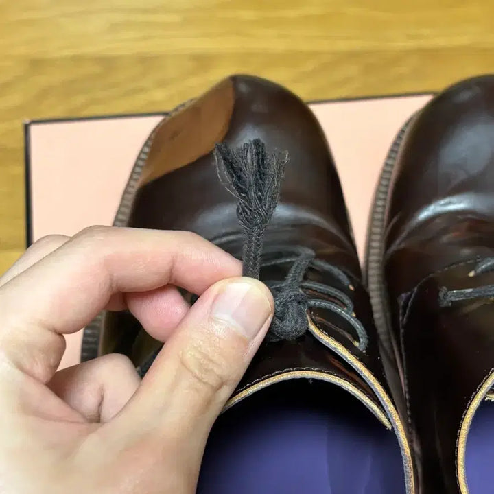 [BUNJANG] Acne Studios Leather Derby Shoes / [40] 아크네 스튜디오 레더 더비 슈즈 (브라운)