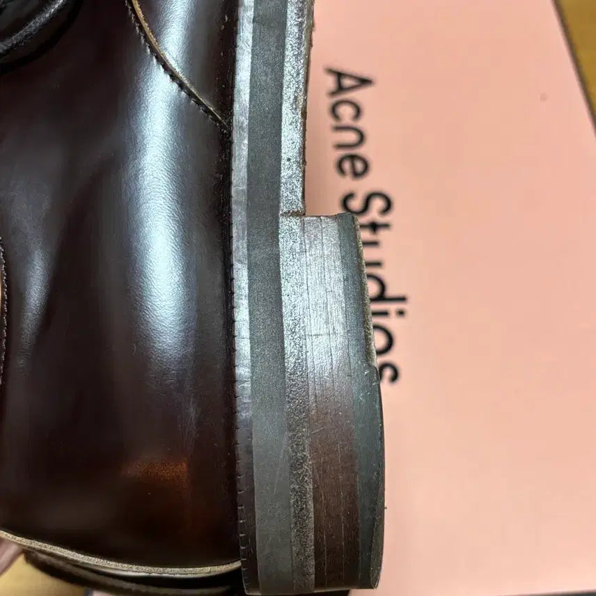 [BUNJANG] Acne Studios Leather Derby Shoes / [40] 아크네 스튜디오 레더 더비 슈즈 (브라운)