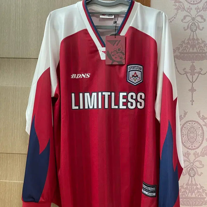 [BUNJANG] Badaners x T1 Long Sleeve Jersey Red XL / 빠더너스 x T1 롱슬리브 져지 레드 XL (새상품)