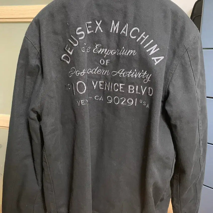 [BUNJANG] Deus Ex Machina Address Workwear Jacket Black / 데우스 엑스 마키나 어드레스 워크웨어 자켓 블랙