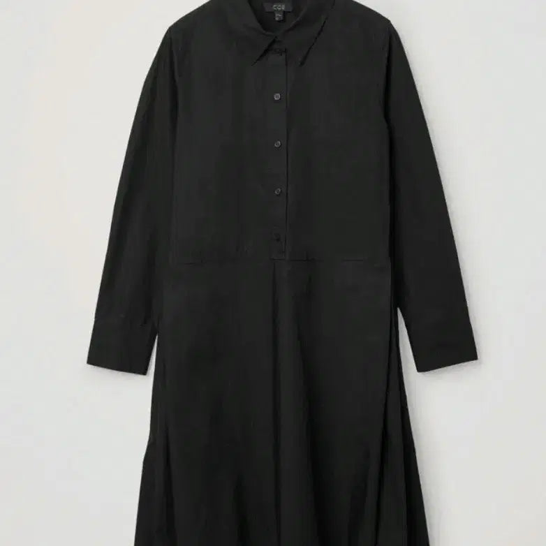 [BUNJANG] COS Black Shirt Dress / COS 코스 블랙 셔츠 원피스