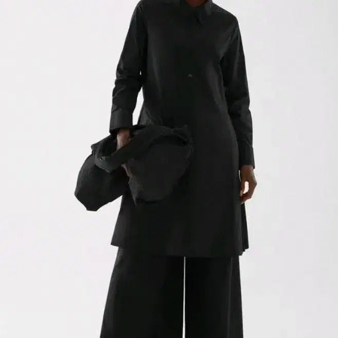 [BUNJANG] COS Black Shirt Dress / COS 코스 블랙 셔츠 원피스