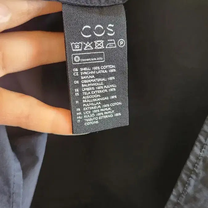 [BUNJANG] COS Black Shirt Dress / COS 코스 블랙 셔츠 원피스