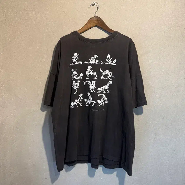 [BUNJANG] 90s Skeleton Kamasutra T-Shirt 2XL / 90s 스켈레톤 카마수트라 티셔츠 2XL