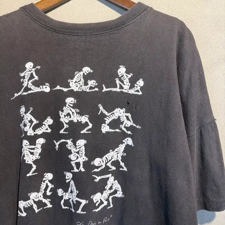 [BUNJANG] 90s Skeleton Kamasutra T-Shirt 2XL / 90s 스켈레톤 카마수트라 티셔츠 2XL