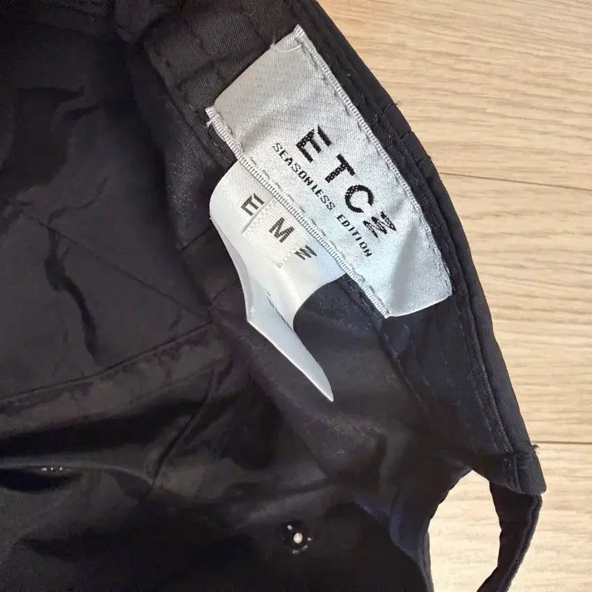 [BUNJANG] ETCE Black Cap / ETCE 블랙 볼캡