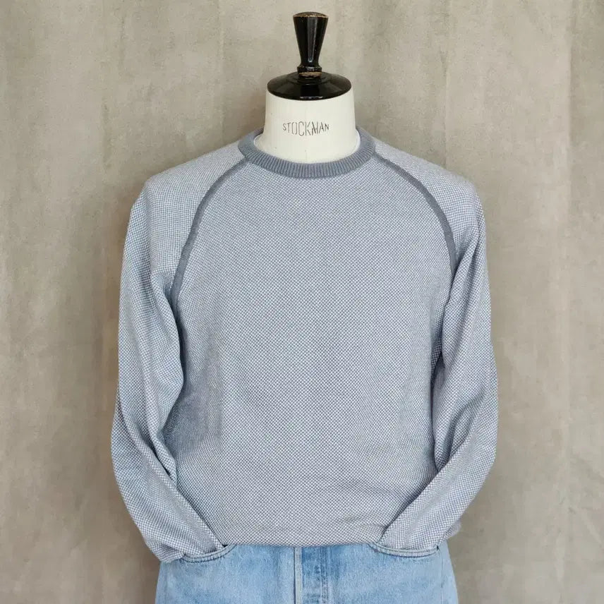 [BUNJANG] LL Bean Knit Sweater Gray M / LL Bean 엘엘빈 니트 스웨터 그레이 M