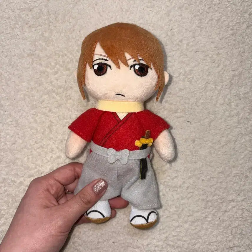 [BUNJANG] Gintama Sogo Okita Plush Doll / 은혼 소고 쿳타리 누이 인형
