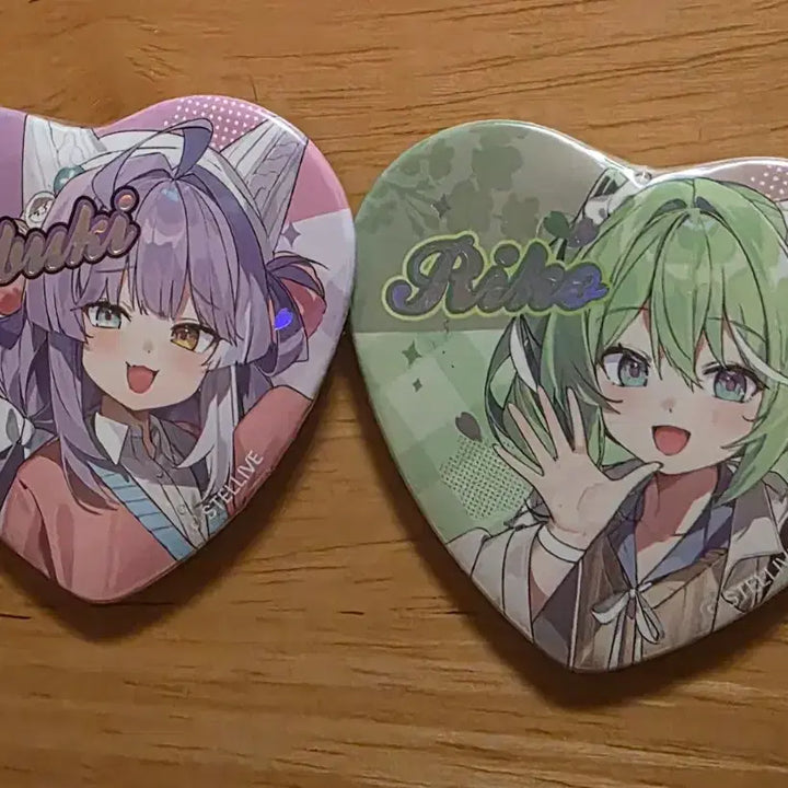 [BUNJANG] Stellive Spring Blossom Date Can Badge Shibuki Rico / 스텔라이브 봄빛데이트 캔뱃지 시부키 리코