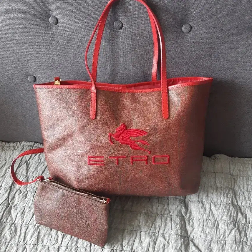 [BUNJANG] Etro Logo Shoulder Bag with Mini Pouch / 정품 ㅡ에트로 ㅡ로고.숄더백