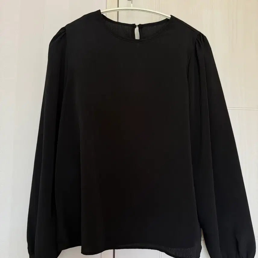 [BUNJANG] J.Elf Yoryu Chiffon Black Blouse / 제이엘프 요루 쉬폰 블랙 블라우스 FREE 판매합니다.